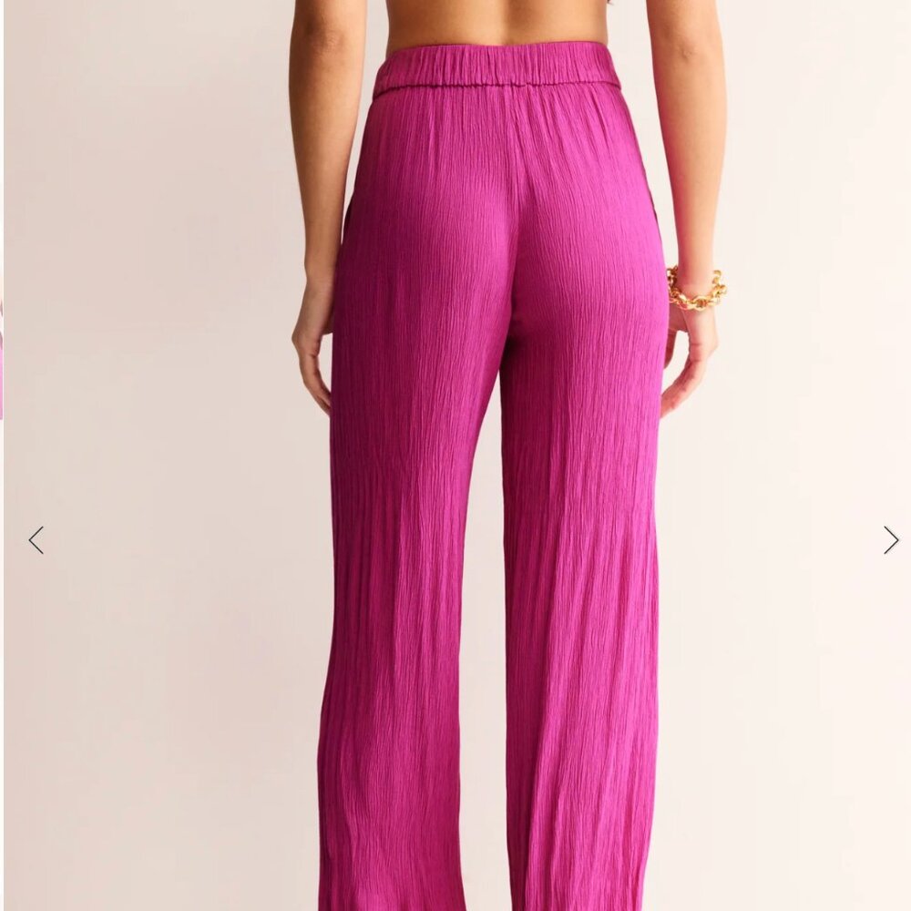 Boden Women's Wide Leg Pants - Vibrant Orange - Picture 5 of 15